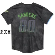 Phoenix Sanders Toddler Tampa Bay Rays Charcoal Limited 2024 City Connect Jersey