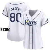 Phoenix Sanders Women's Tampa Bay Rays White Limited Home Jersey