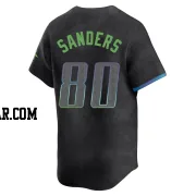 Phoenix Sanders Youth Tampa Bay Rays Charcoal Limited 2024 City Connect Jersey