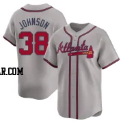 Pierce Johnson Men's Atlanta Braves Gray Limited Away Jersey