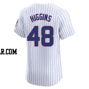 P.J. Higgins Men's Chicago Cubs White Elite Home Jersey