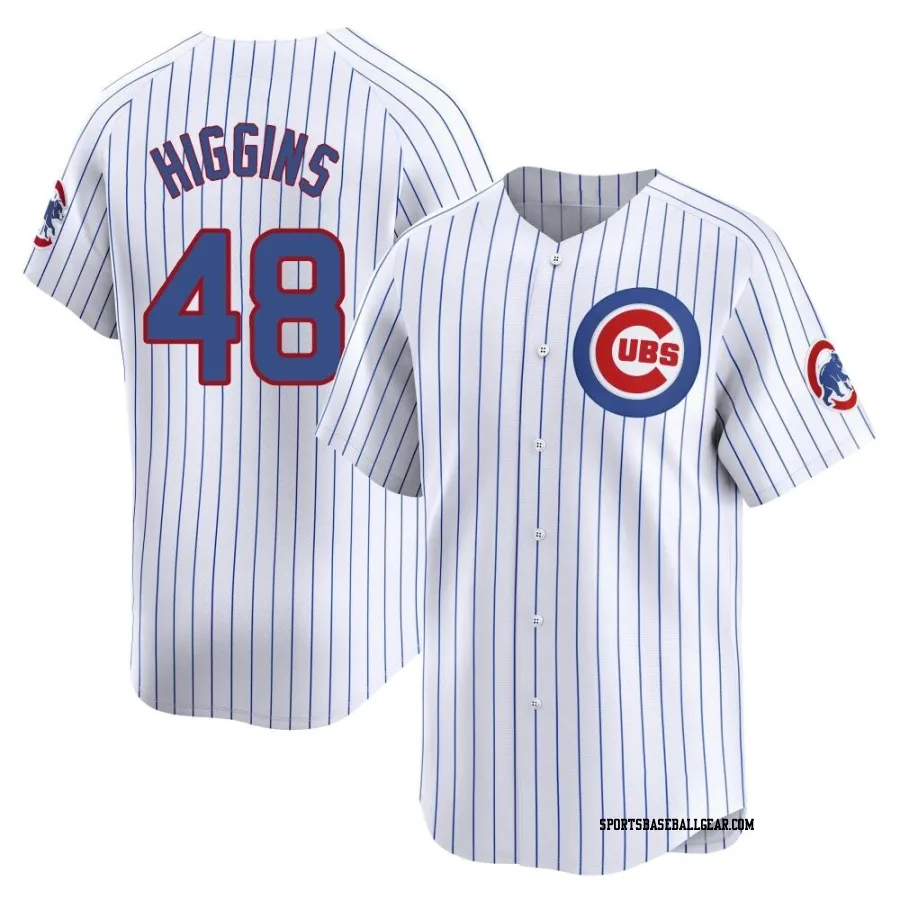 P.J. Higgins Men's Chicago Cubs White Limited Home Jersey