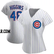 P.J. Higgins Women's Chicago Cubs White Authentic Home Jersey