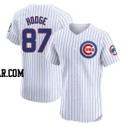 Porter Hodge Men's Chicago Cubs White Elite Home Jersey