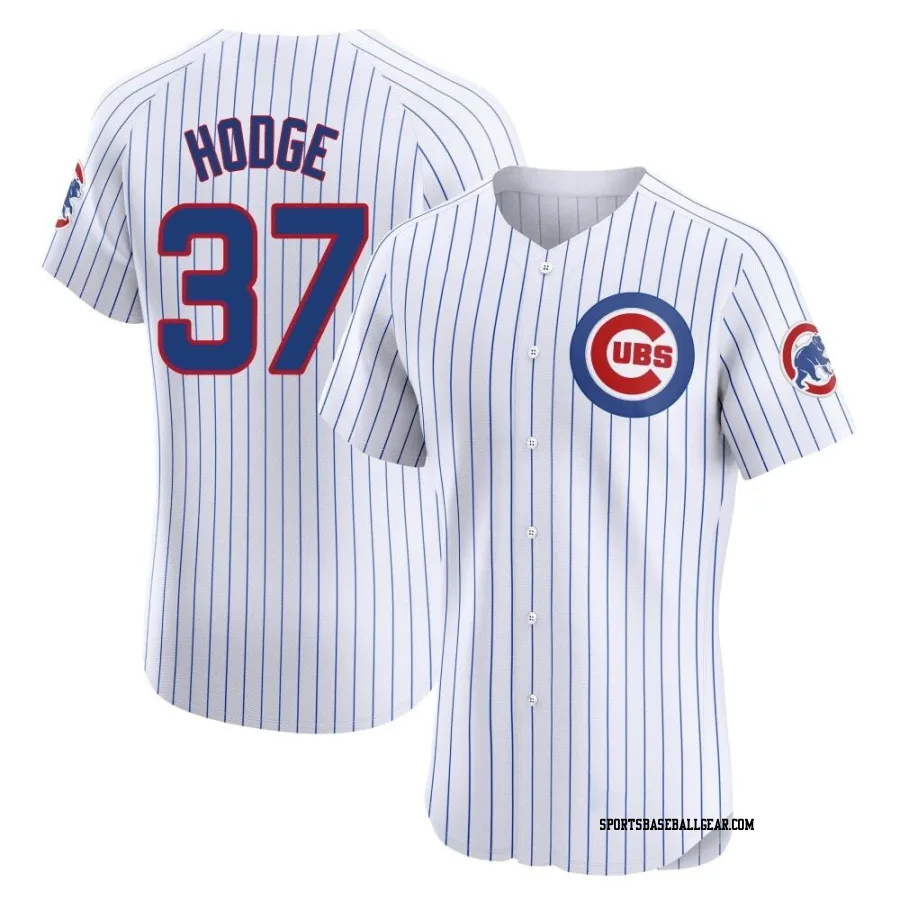 Porter Hodge Men's Chicago Cubs White Elite Home Jersey