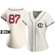 Porter Hodge Women's Chicago Cubs Cream Authentic 2022 Field Of Dreams Jersey