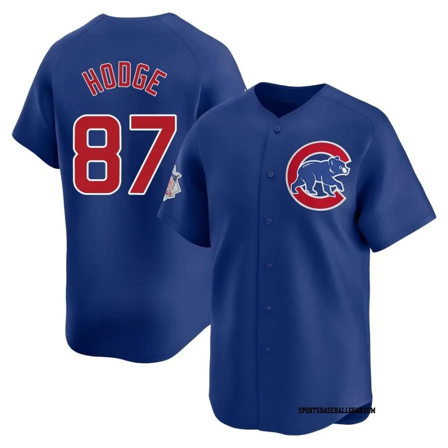 Porter Hodge Youth Chicago Cubs Royal Limited Alternate Jersey