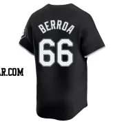 Prelander Berroa Men's Chicago White Sox Black Limited Alternate Jersey