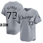 Prelander Berroa Men's Chicago White Sox Gray Limited Road Jersey