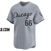 Prelander Berroa Men's Chicago White Sox Gray Limited Road Jersey