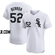 Prelander Berroa Men's Chicago White Sox White Elite Home Jersey