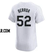 Prelander Berroa Men's Chicago White Sox White Elite Home Jersey