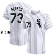 Prelander Berroa Men's Chicago White Sox White Elite Home Jersey