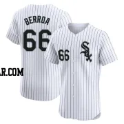 Prelander Berroa Men's Chicago White Sox White Elite Home Jersey