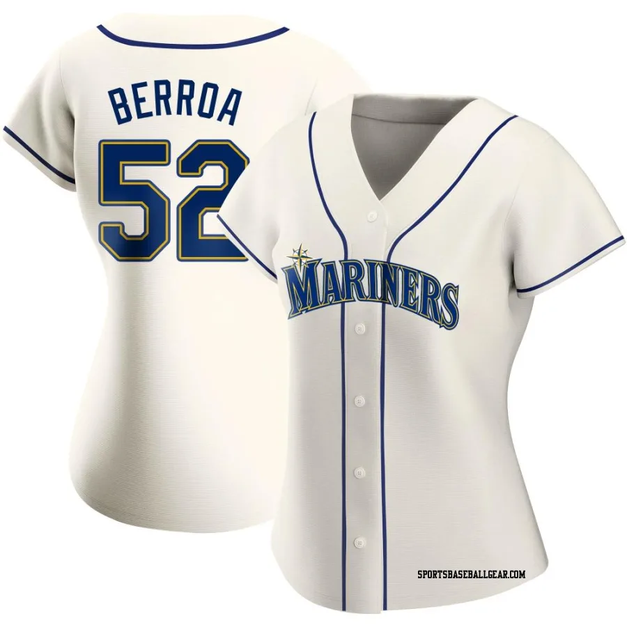 Prelander Berroa Women's Seattle Mariners Cream Authentic Alternate Jersey