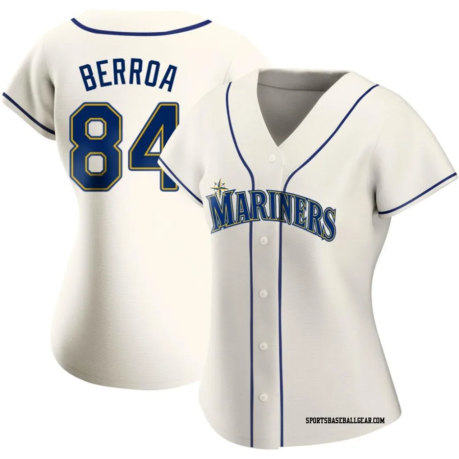 Prelander Berroa Women's Seattle Mariners Cream Authentic Alternate Jersey