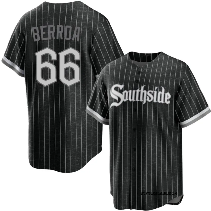 Prelander Berroa Youth Chicago White Sox Black Replica 2021 City Connect Jersey