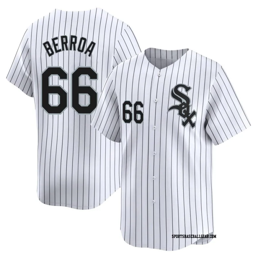 Prelander Berroa Youth Chicago White Sox White Limited Home Jersey