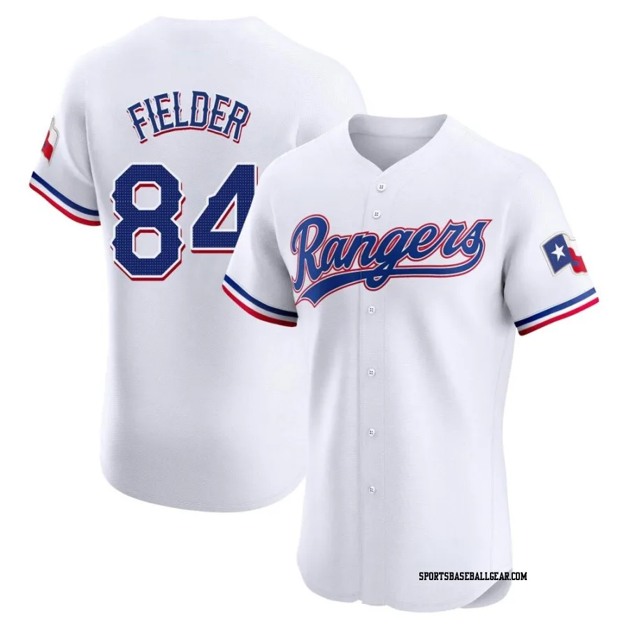 Prince Fielder Men's Texas Rangers White Elite Home Jersey