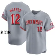 Quincy Mcafee Men's Cincinnati Reds Gray Limited Away Jersey