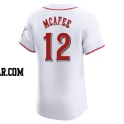 Quincy Mcafee Men's Cincinnati Reds White Elite Home Jersey