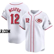 Quincy Mcafee Men's Cincinnati Reds White Limited Home Jersey