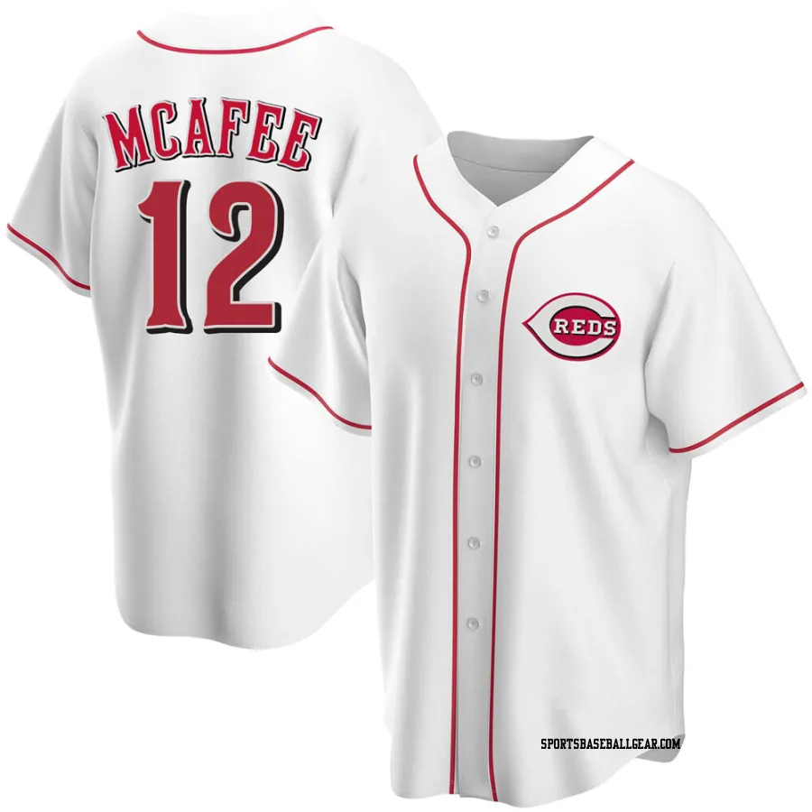 Quincy Mcafee Youth Cincinnati Reds White Replica Home Jersey