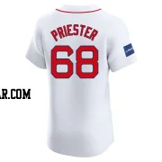 Quinn Priester Men's Boston Red Sox White Elite Home Patch Jersey