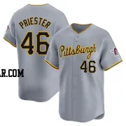 Quinn Priester Men's Pittsburgh Pirates Gray Limited Away Jersey