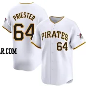 Quinn Priester Men's Pittsburgh Pirates White Limited Home Jersey