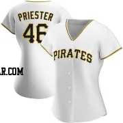 Quinn Priester Women's Pittsburgh Pirates White Authentic Home Jersey