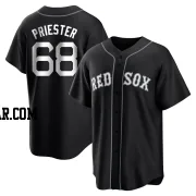 Quinn Priester Youth Boston Red Sox Black/White Replica Jersey