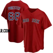 Quinn Priester Youth Boston Red Sox Red Replica Alternate Jersey