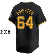 Quinn Priester Youth Pittsburgh Pirates Black Limited Alternate Jersey