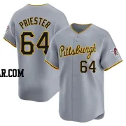 Quinn Priester Youth Pittsburgh Pirates Gray Limited Away Jersey