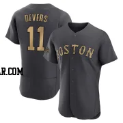 Rafael Devers Men's Boston Red Sox Charcoal Game Authentic 2022 All-Star Jersey