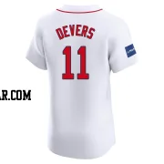 Rafael Devers Men's Boston Red Sox White Elite Home Patch Jersey