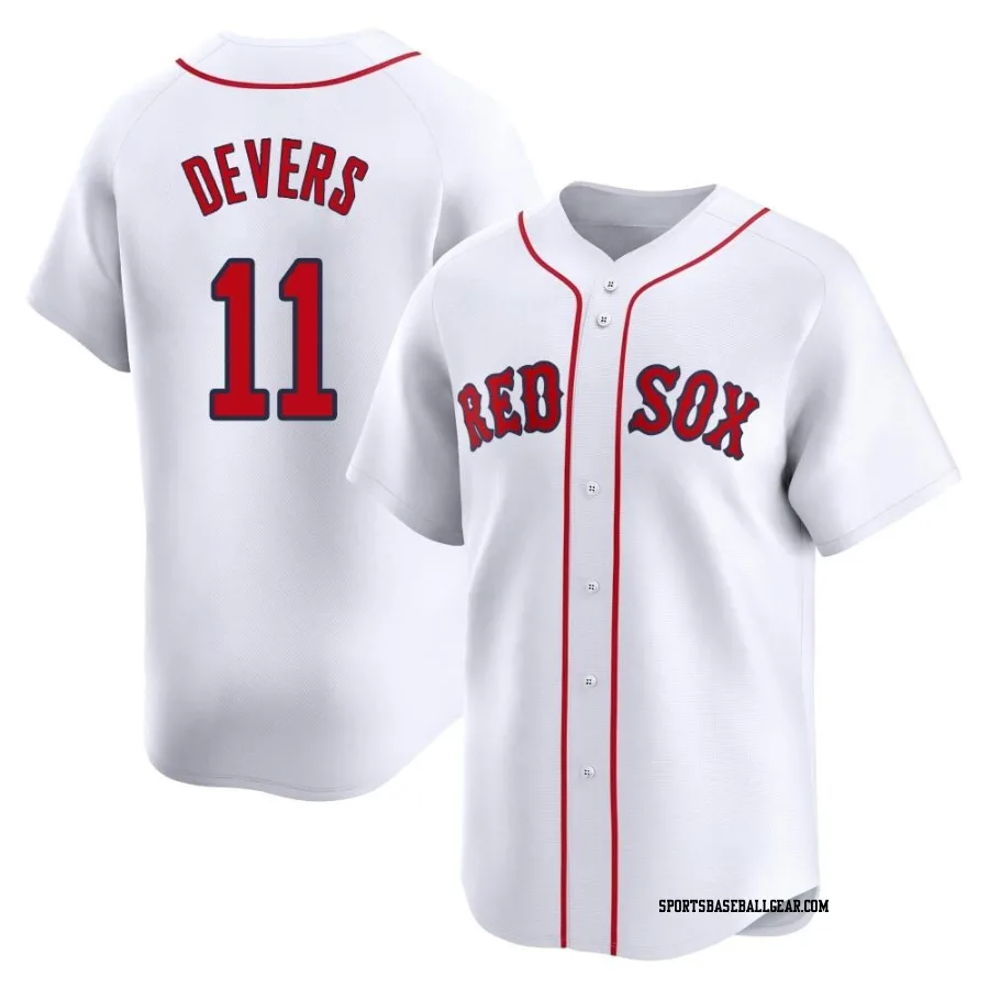 Rafael Devers Men's Boston Red Sox White Limited Home Jersey