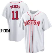 Rafael Devers Men's Boston Red Sox White Replica 2021 Patriots' Day Jersey