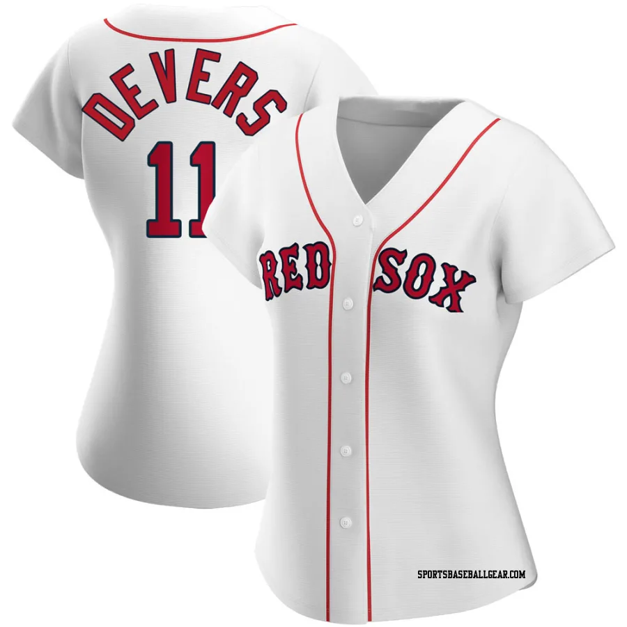 Rafael Devers Women's Boston Red Sox White Replica Home Jersey