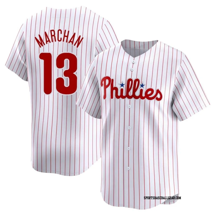 Rafael Marchan Youth Philadelphia Phillies White Limited Home Jersey