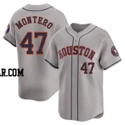 Rafael Montero Men's Houston Astros Gray Limited Away Jersey