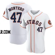 Rafael Montero Men's Houston Astros White Authentic 2022 World Series Champions Home Jersey