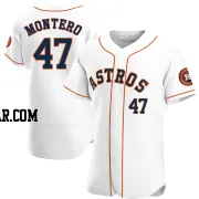 Rafael Montero Men's Houston Astros White Authentic Home Jersey