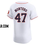 Rafael Montero Men's Houston Astros White Elite Home Jersey