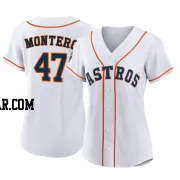 Rafael Montero Women's Houston Astros White Authentic 2022 World Series Home Jersey