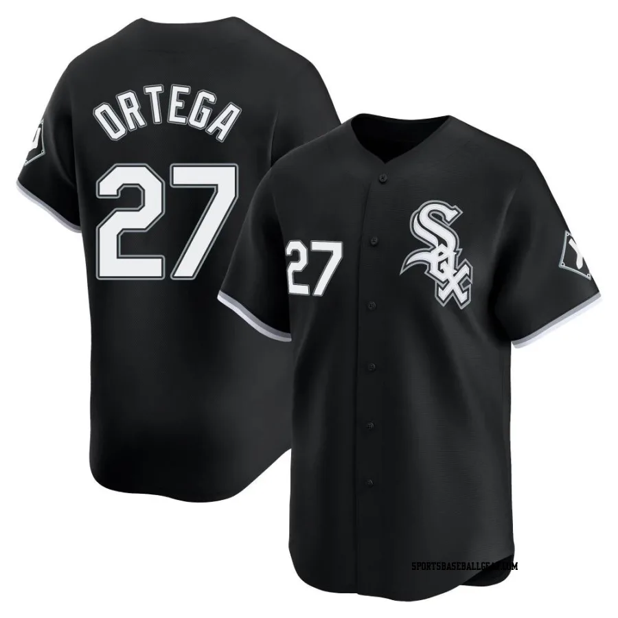 Rafael Ortega Men's Chicago White Sox Black Limited Alternate Jersey