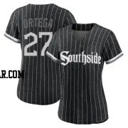 Rafael Ortega Women's Chicago White Sox Black Authentic 2021 City Connect Jersey