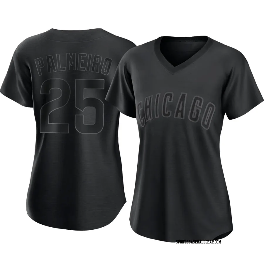 Rafael Palmeiro Women's Chicago Cubs Black Replica Pitch Fashion Jersey