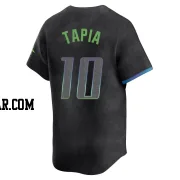 Raimel Tapia Men's Tampa Bay Rays Charcoal Limited 2024 City Connect Jersey